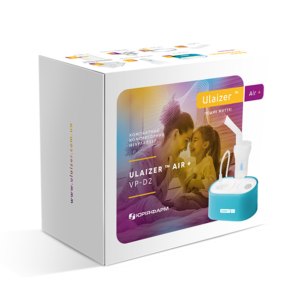 Компресорний небулайзер Юлайзер™ Ейр+, VP-D2